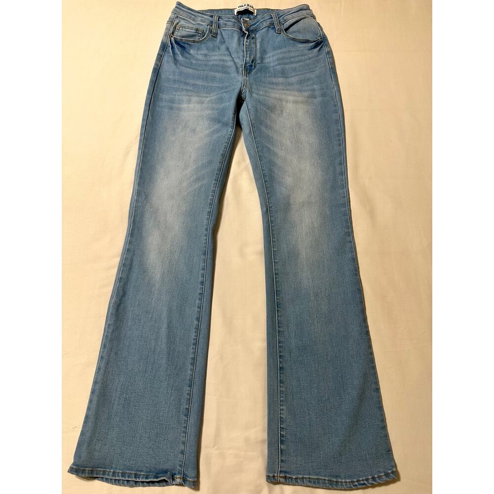 Wax Jeans Sustainable Denim Size 7/W28 Light Wash Flare Bootcut Stretch